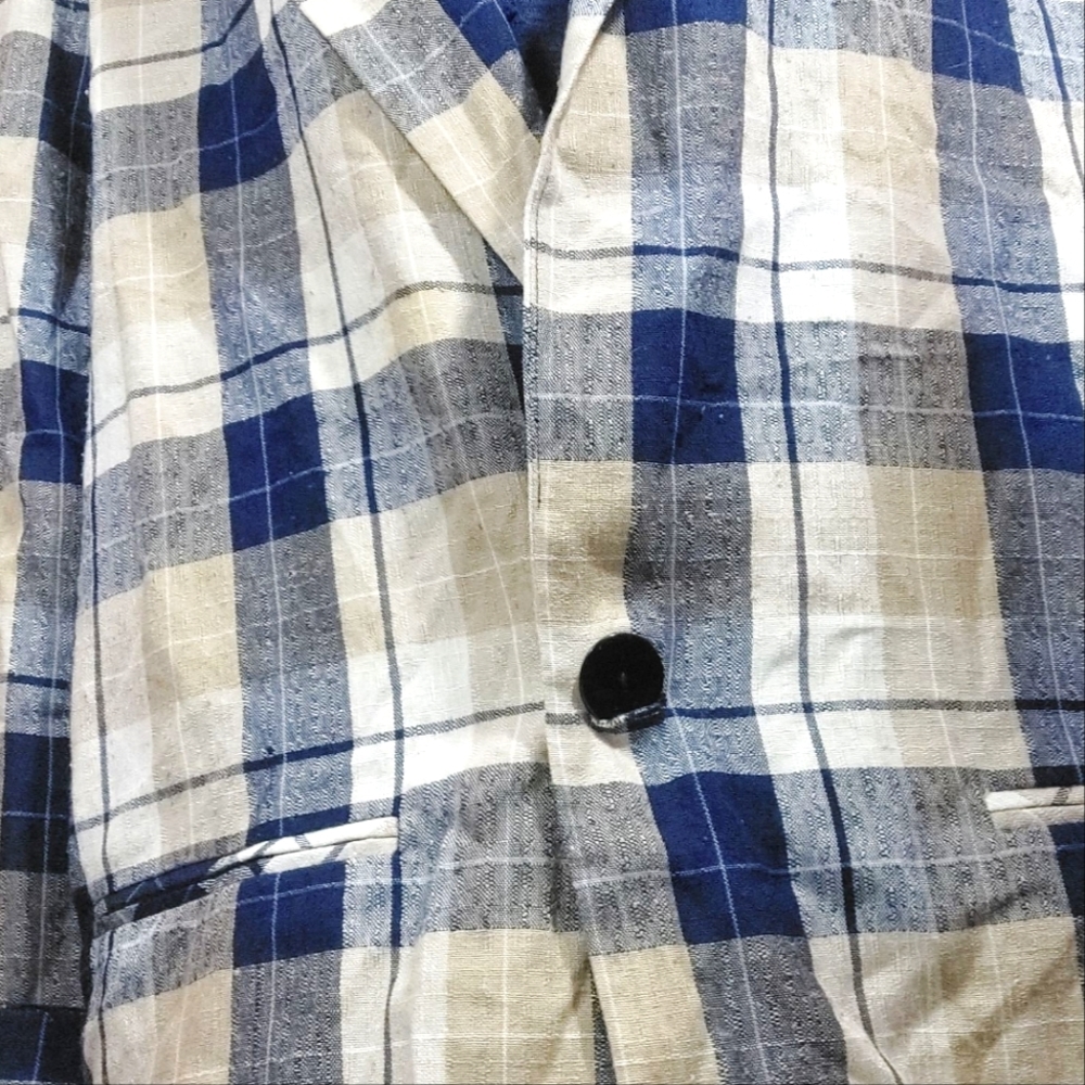 Joanna Plus Plaid Blazer